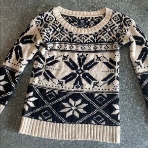American Eagle fair isle sweater